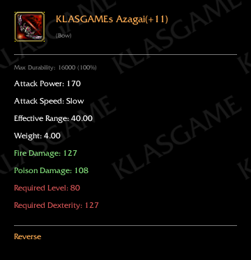 KLASGAMEs Azagai(+11)