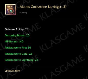 Akaras Cockatrice Earrings(+3)