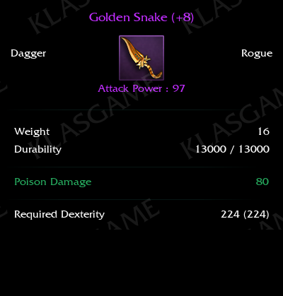 Golden Snake (+8)