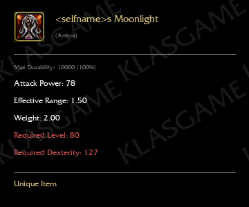 KLASGAMEs Moonlight
