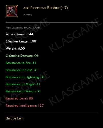 KLASGAMEs Ruahue(+7)