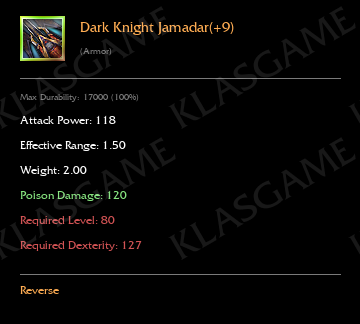 Dark Knight Jamadar(+9)
