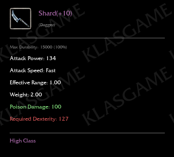 Shard(+10) ( +3 eşya )