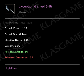 Exceptional Shard (+8)