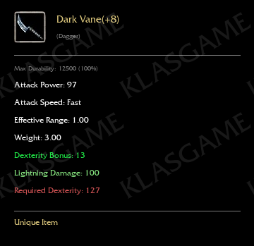 Dark Vane(+8)