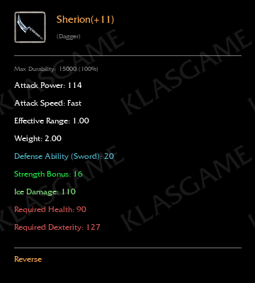 Sherion(+11) ( +27 eşya )