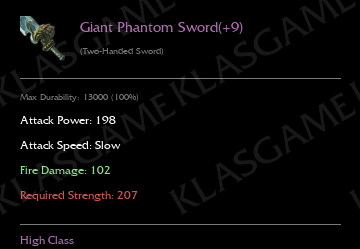 Giant Phantom Sword(+9)