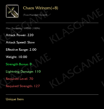 Chaos Wirinom(+8)