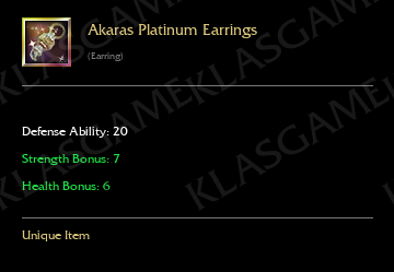 Akaras Platinum Earrings