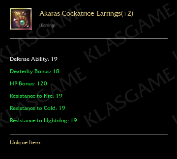 Akaras Cockatrice Earrings(+2)