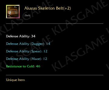 Akaras Skeleton Belt(+2)