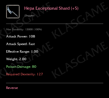 Hepa Exceptional Shard (+5)
