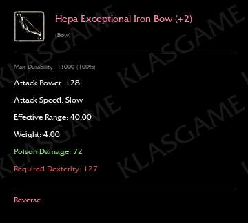 Hepa Exceptional Iron Bow (+2)
