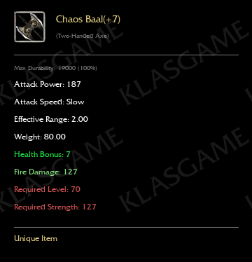 Chaos Baal(+7)