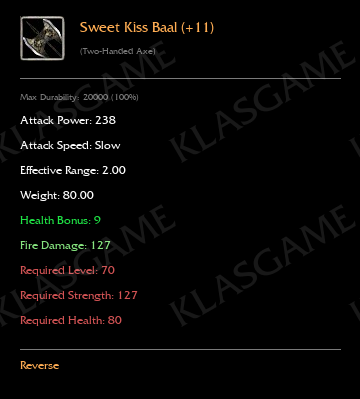 Sweet Kiss Baal (+11)