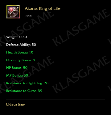 Akaras Ring of Life
