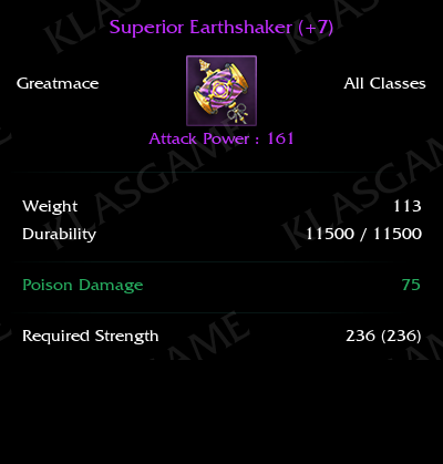 Superior Earthshaker (+7)