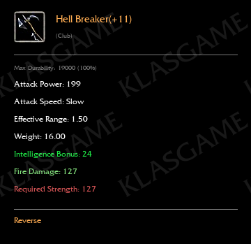 Hell Breaker(+11)