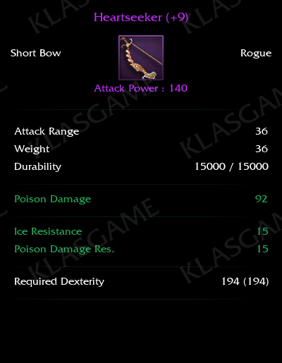 Heartseeker (+9)