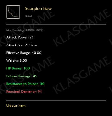 Scorpion Bow