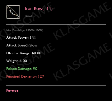 Iron Bow(+11)