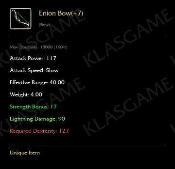 Enion Bow(+7)