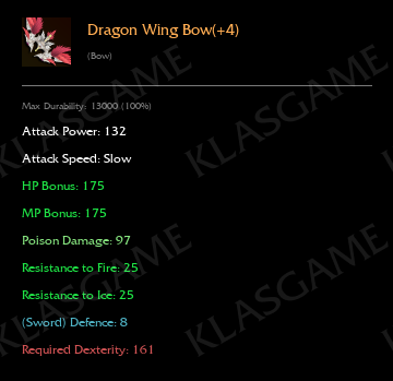 Dragon Wing Bow(+4)