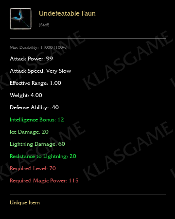 Undefeatable Faun