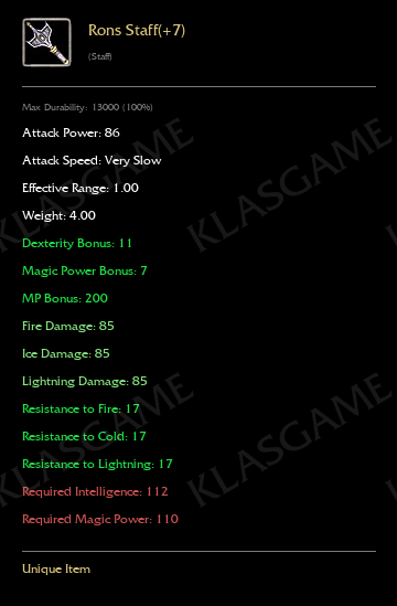 Rons Staff(+7)