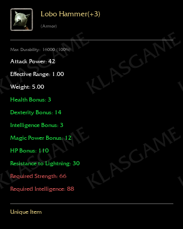 Lobo Hammer(+3)