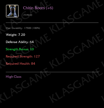Chitin Boots (+6)