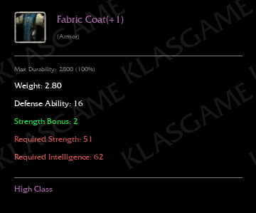 Fabric Coat(+1)