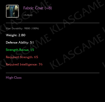 Fabric Coat (+8)