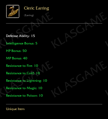Cleric Earring