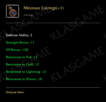 Minotaur Earrings(+1)