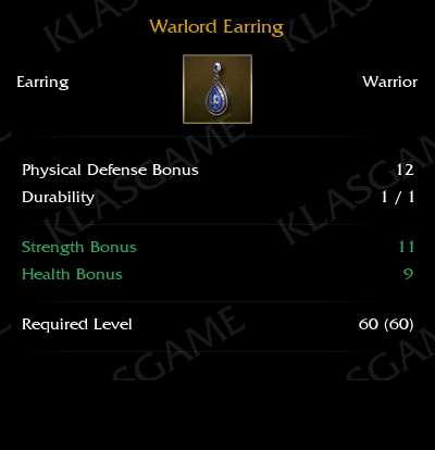 Warlord Earring