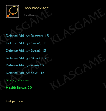 Iron Necklace