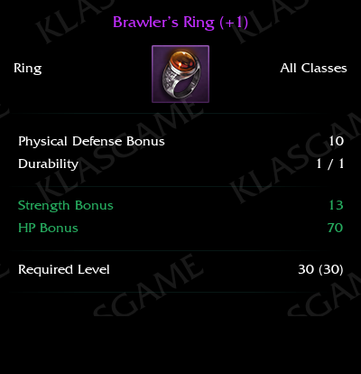Brawlers Ring (+1) ( +2 eşya )