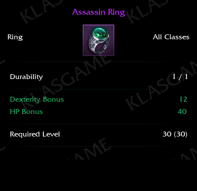 Assassin Ring
