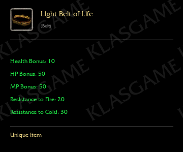 Light Belt of Life