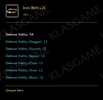 Iron Belt(+2)