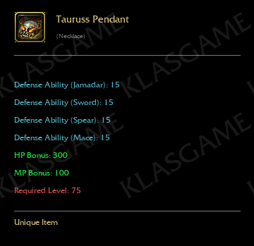 Tauruss Pendant