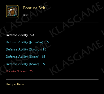Pontuss Belt