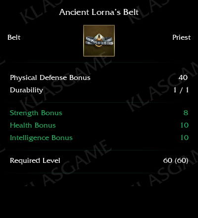 Ancient Lornas Belt