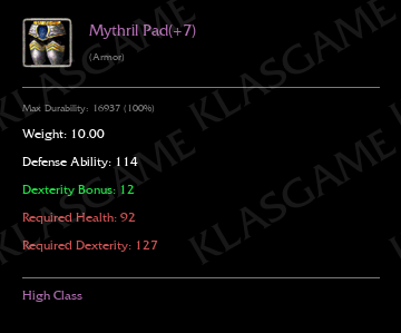 Mythril Pad(+7)