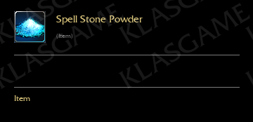 Spell Stone Powder