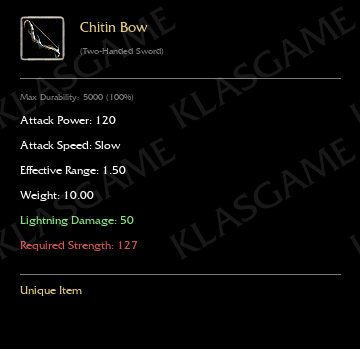 Chitin Bow