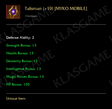 Talisman (+19) [MYKO MOBILE]
